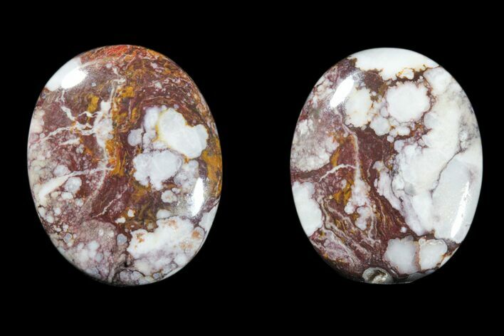 Wild Horse Magnesite Cabochon Pair #171303